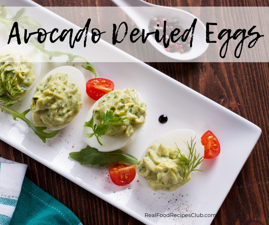 Avocado Deviled Eggs