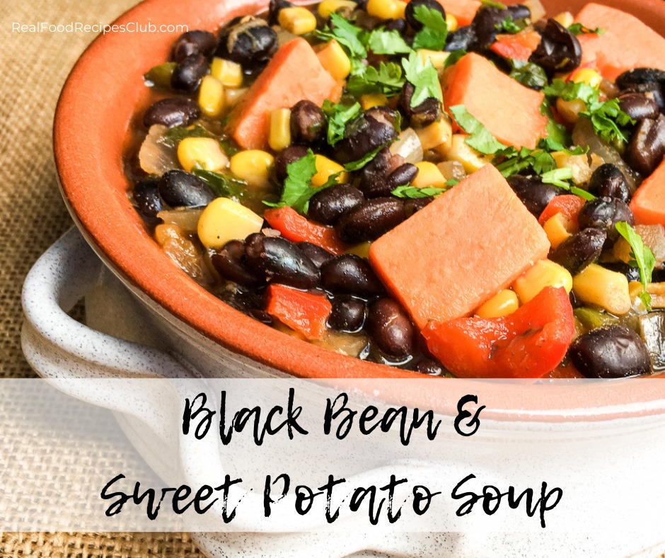 black bean and sweet potato soup